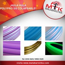 Hula hula Polypro 5/8 Colapsable Colores 